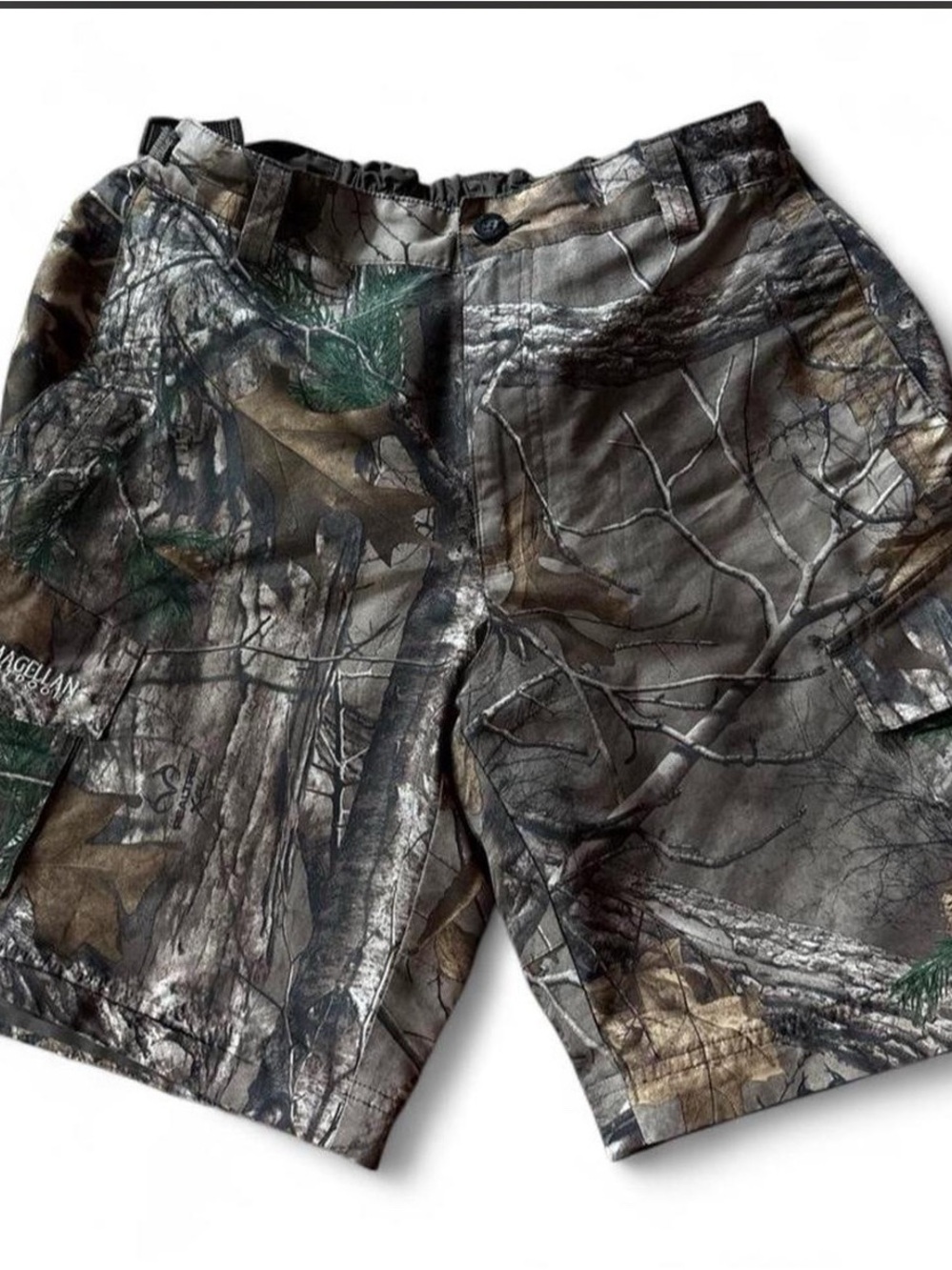 Magellan Outdoors Camo Cargo Shorts - Green, Brown, Gray